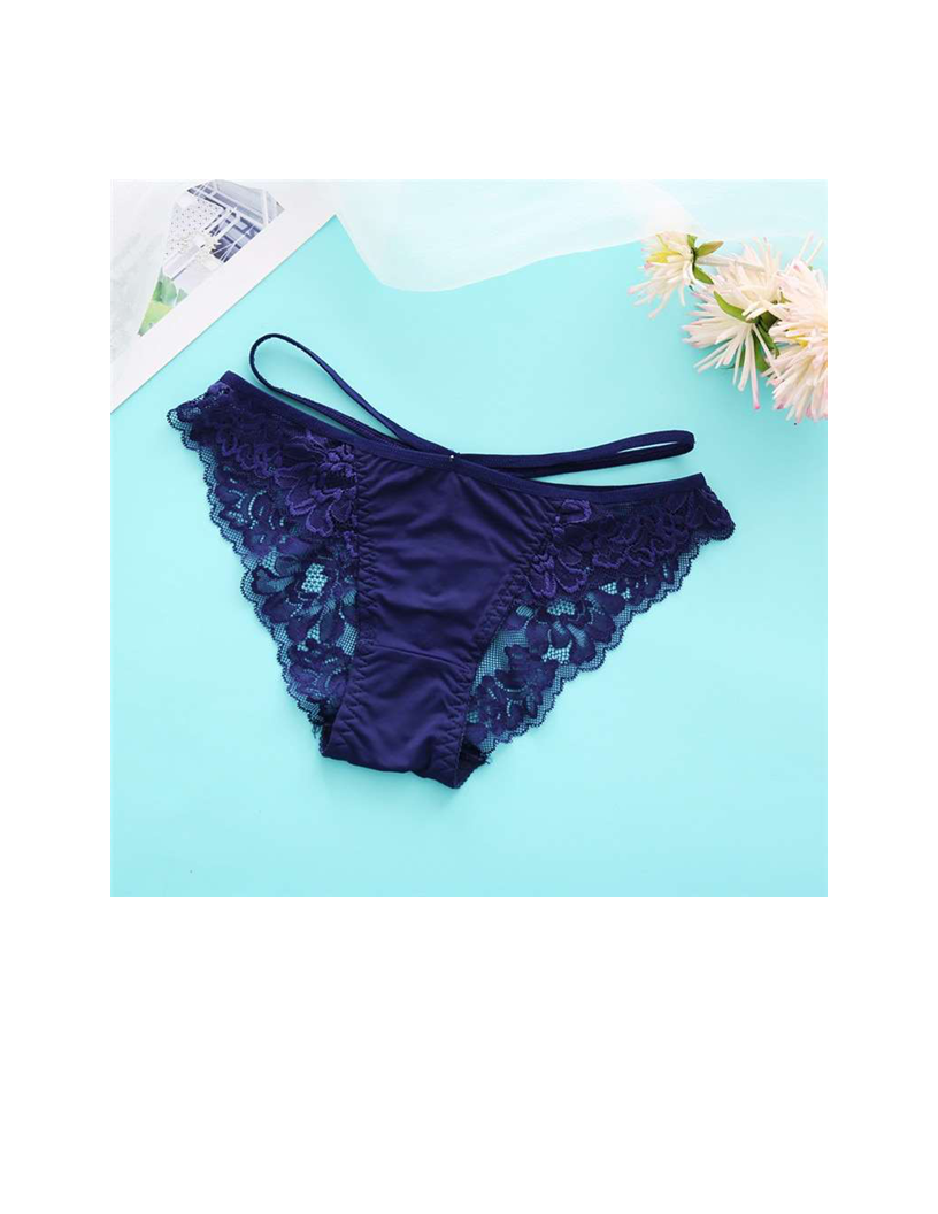 Floral Lace Belted Panties