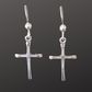 Sterling Silver Cross Earrings