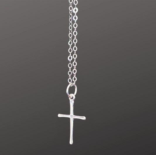 Sterling Silver Cross Necklace