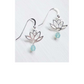 Lotus Bloom Pacific Opal Dangle Earrings