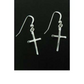 Sterling Silver Cross Earrings