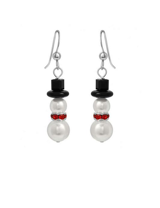 Frosty The Snowman Earrings