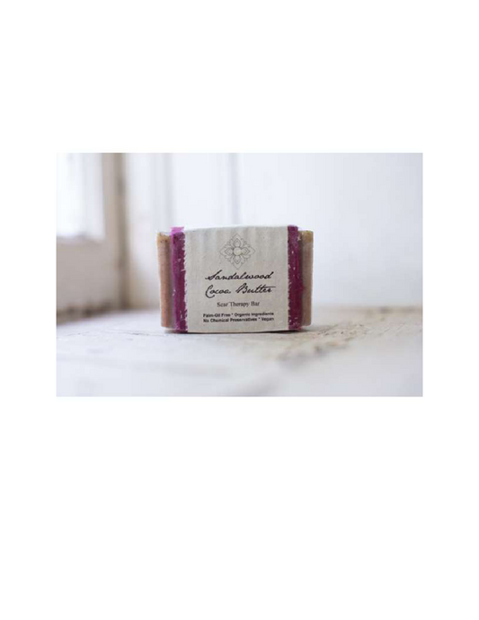 Sandalwood Cocoa Butter Scar Therapy Organic Soap